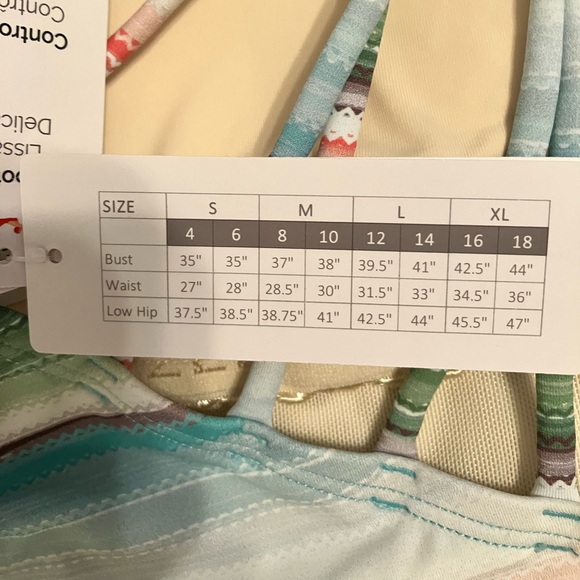 Jantzen One-Piece Swimsuit size 16 NWT Tummy Control - Picture 9 of 14